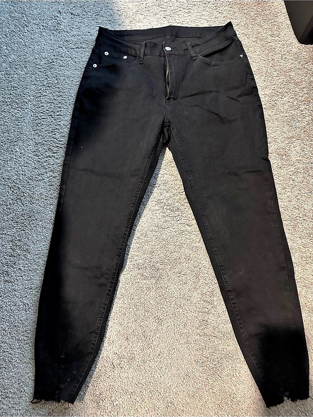 SHEIN Curve Black Skinny Jeans